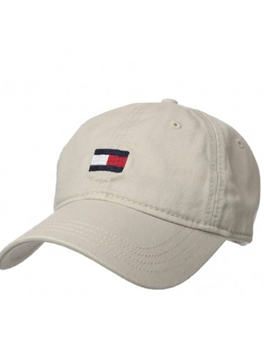 Tommy Hilfiger Men's Ardin Dad Hat- Stone